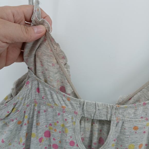 Y2K PINK by VS Babydoll Speckled Micro Mini Dress LG Lounge Nightgown Playful - Picture 7 of 10